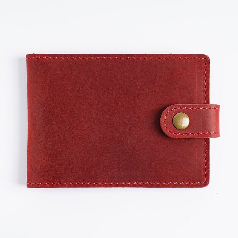 Driver's License Holder – Babylon Leather - Babylon LeatherBabylon LeatherAN57-Wine Red