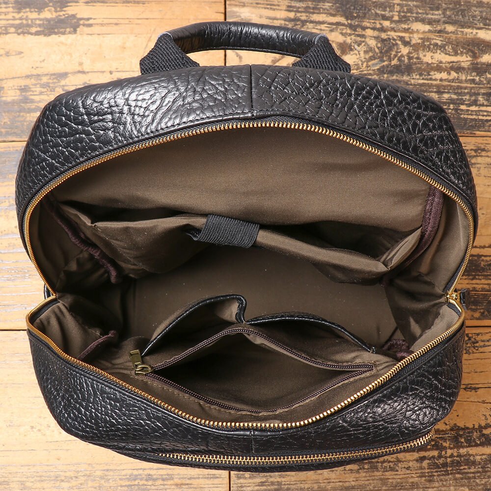 Durable Top Grain Leather Laptop Backpack for Travel – Babylon Leather - Babylon LeatherBabylon LeatherLJ101-Black