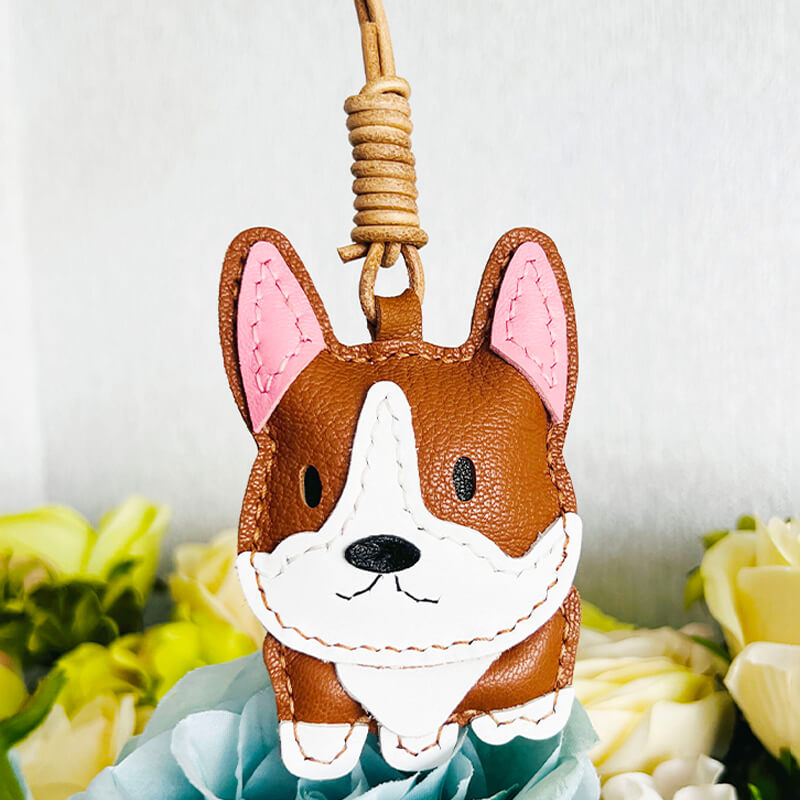 Corgi Dog Leather Bag Charm DIY Kit – Babylon Leather