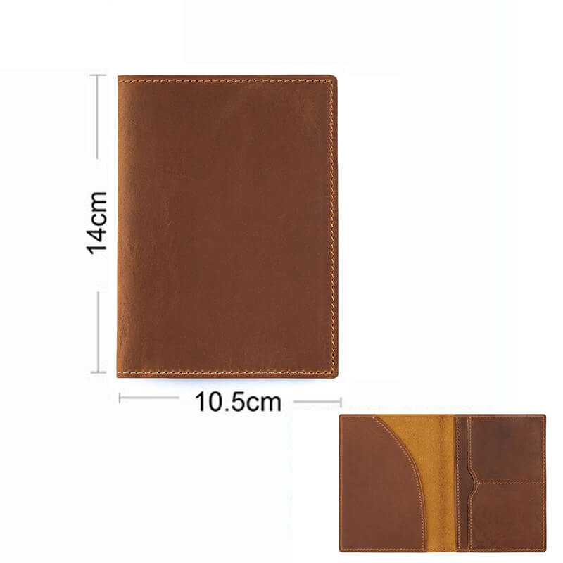 Passport Holder Boarding Pass Wallet – Babylon Leather