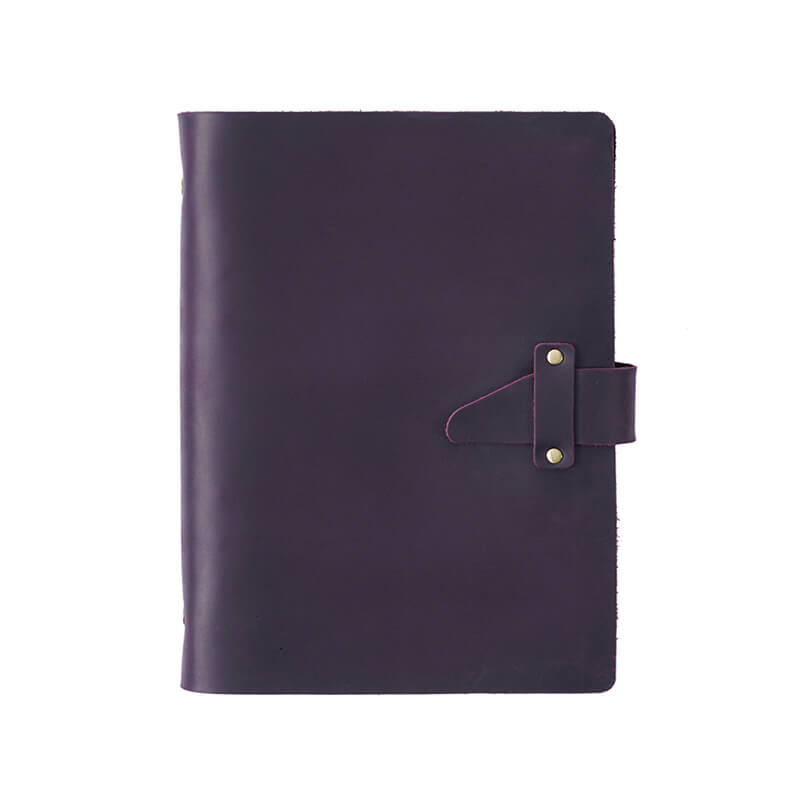 Vintage Crazy Horse Leather Ring Binder Journal A5 – Babylon Leather