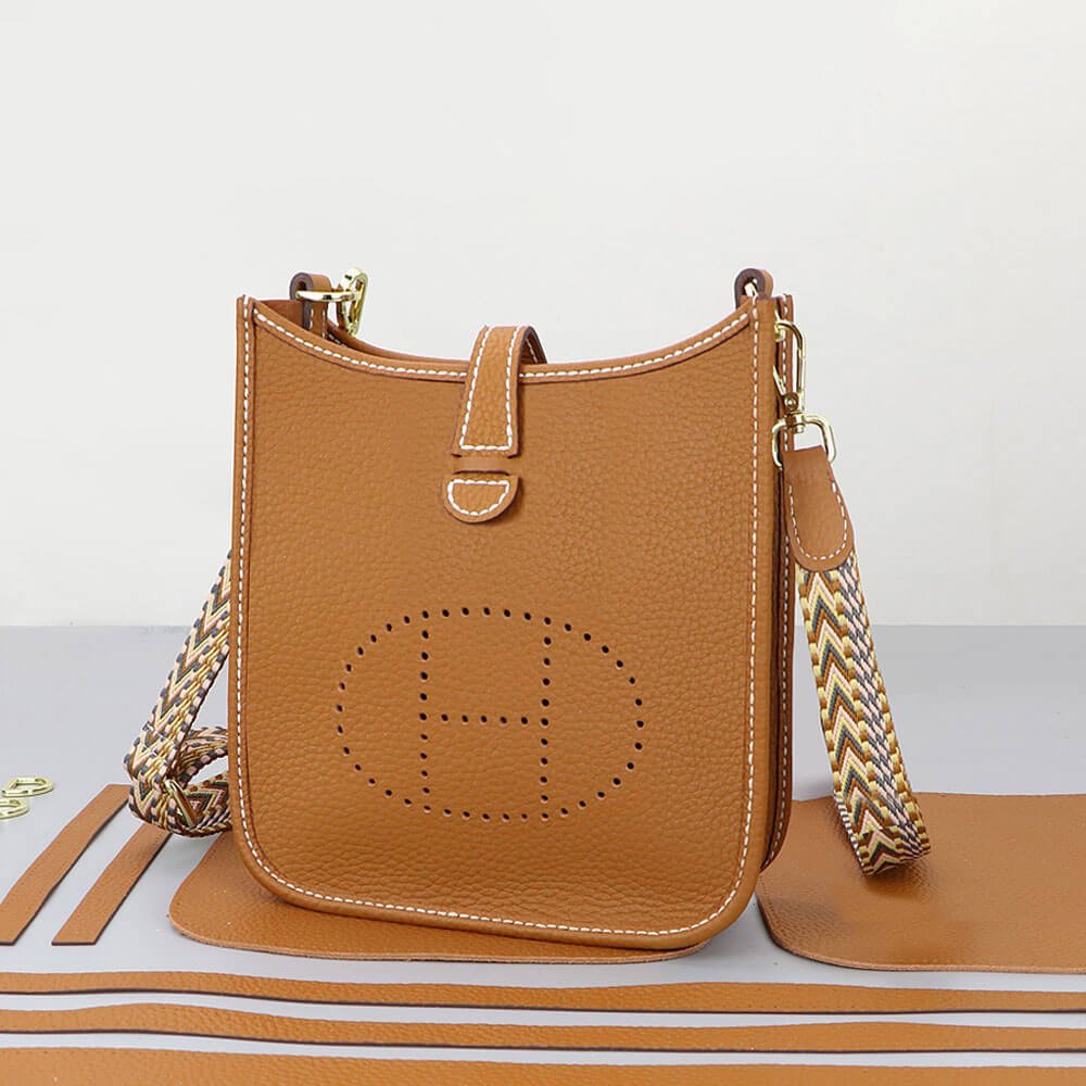 Evelyne Bag DIY Kit – Babylon Leather - Babylon LeatherBabylon LeatherSY82 - Caramel - White