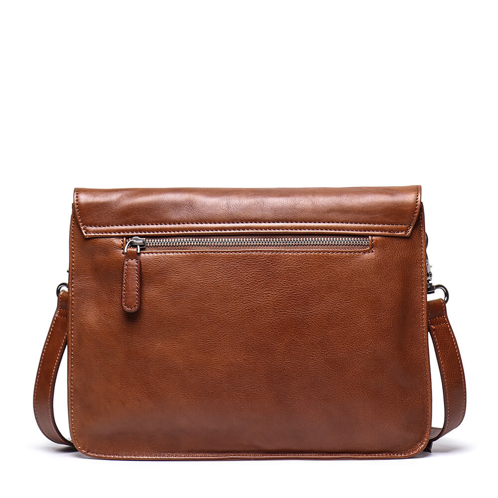 Everyday Leather Sling Shoulder Bag – Babylon Leather - Babylon LeatherBabylon LeatherLJ053 - Dark Brown