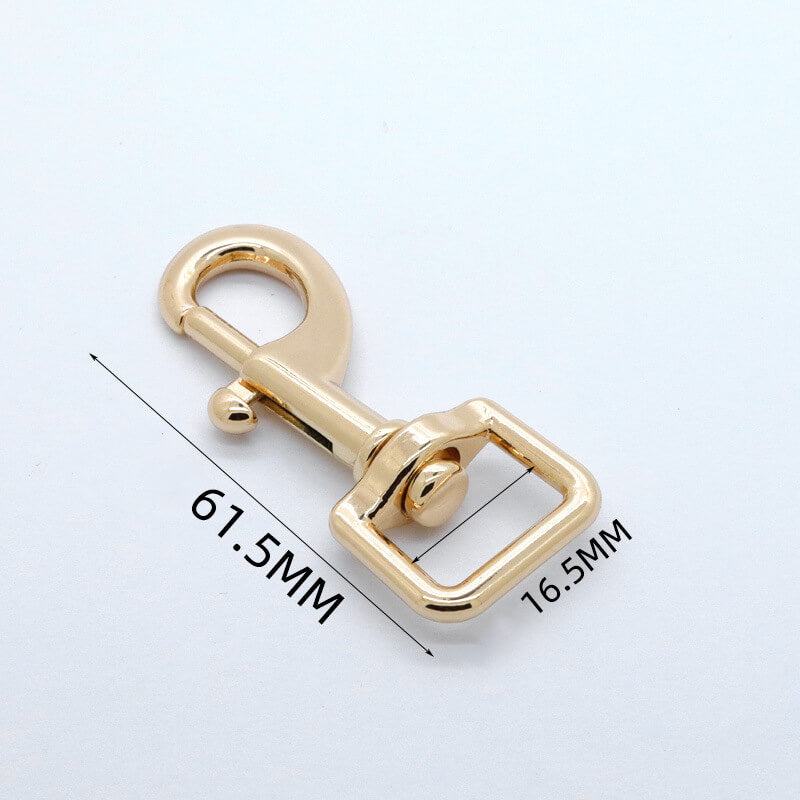 Lobster Clasp with Rectangular Eye - Babylon Leather