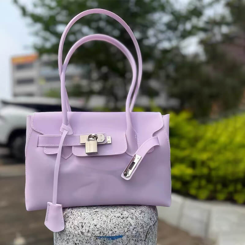 [$360+] Birkin-Style Macaron Jelly Bag - Babylon Leather