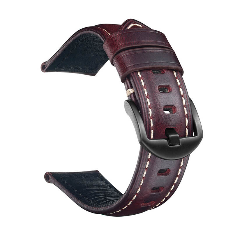 Vintage Oil-Waxed Top Grain Leather Watch Strap, 18mm to 26mm – Babylon Leather