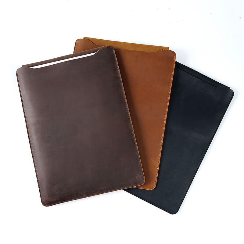 Laptop Sleeve 12 13 14 Inch Crazy Horse Leather – Babylon Leather