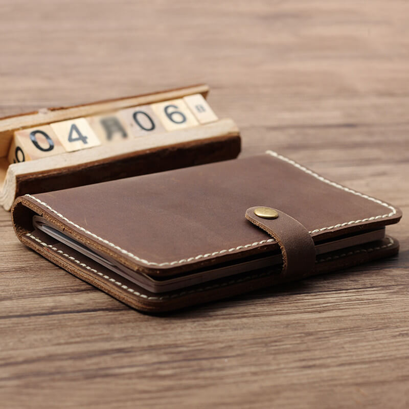 Passport & Card Case Crazy Horse Leather DIY Kit – Babylon Leather