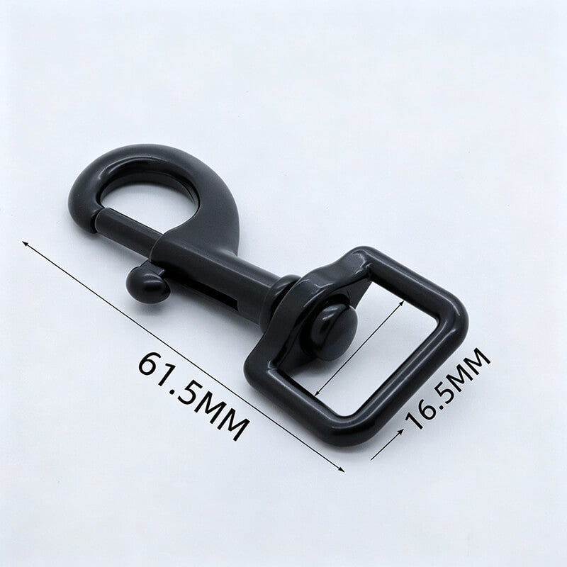 Lobster Clasp with Rectangular Eye - Babylon Leather