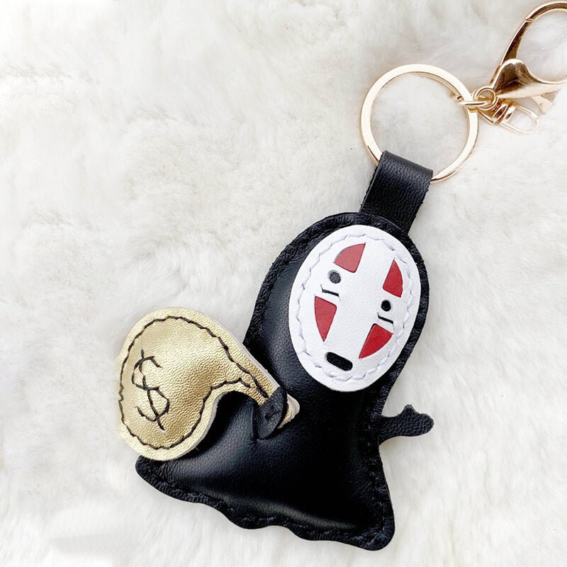 Faceless Spirit Keychain DIY Kit – Babylon Leather - Babylon LeatherBabylon LeatherSG20-Black-With Lanyard