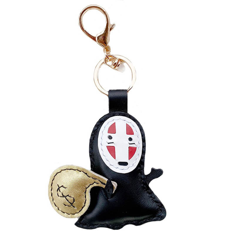Faceless Spirit Keychain DIY Kit – Babylon Leather - Babylon LeatherBabylon LeatherSG20-Black-With Lanyard
