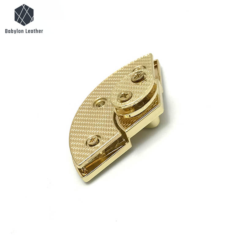 Fan Shaped Fashion Bag Decorative Twist Lock（1 PACK） - Babylon LeatherBabylon LeatherTL-056