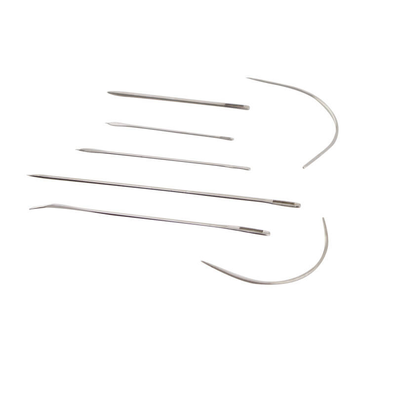 Leather Hand Sewing Needle Set Blunt Curved Triangle Tip – Babylon Leather