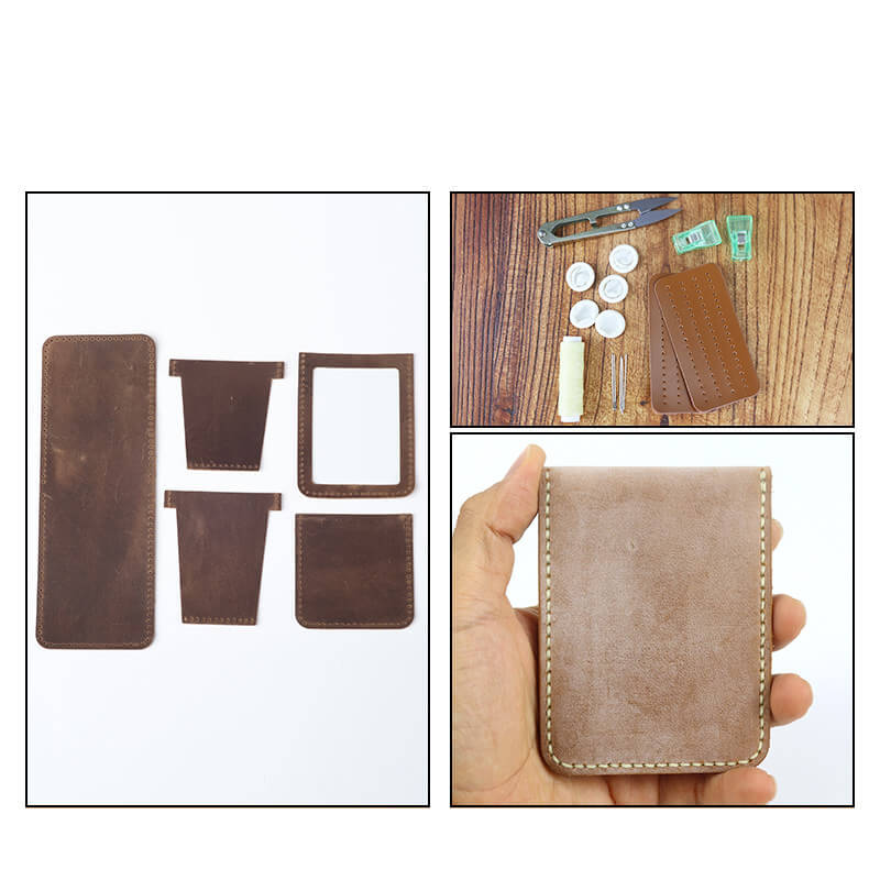 Passport Holder Ticket Case Fog Wax Leather DIY Kit – Babylon Leather