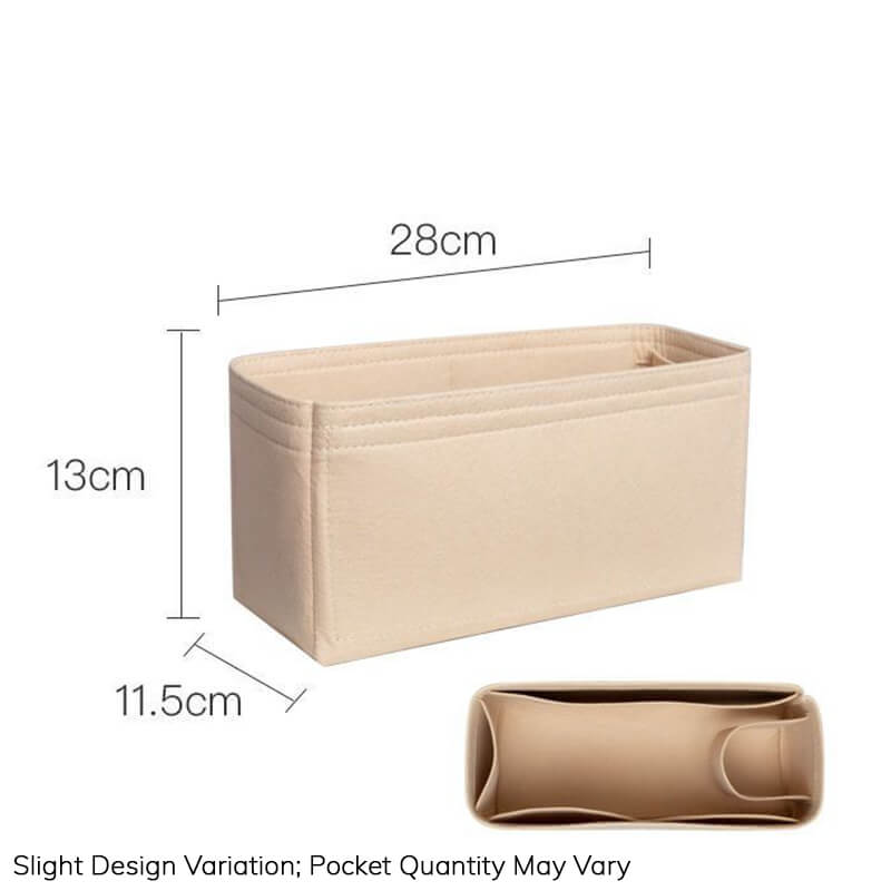 Felt Bag Insert Organizer for Garden Party 30/36-Style Bags - Babylon LeatherBabylon LeatherQZ04-Khaki-30-inch-Zipperless