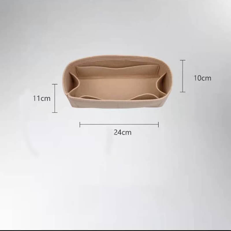 Felt Bag Insert Organizer for Lindy-Style Bags - Babylon LeatherBabylon LeatherQZ09-Khaki-11*24*10cm-Minimalist