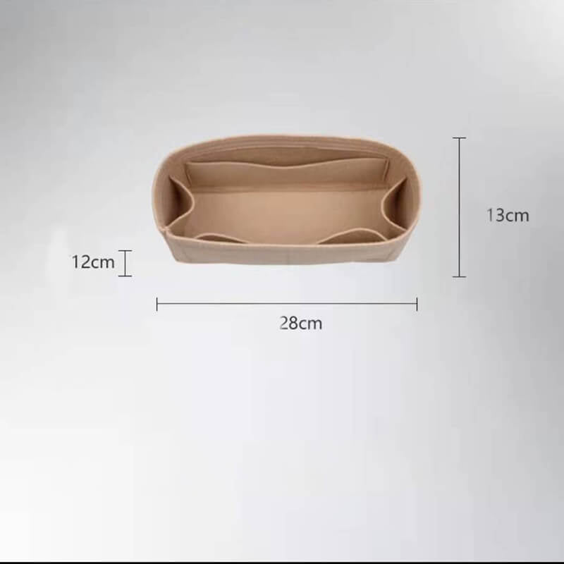 Felt Bag Insert Organizer for Lindy-Style Bags - Babylon LeatherBabylon LeatherQZ09-Khaki-12*28*13cm-Minimalist