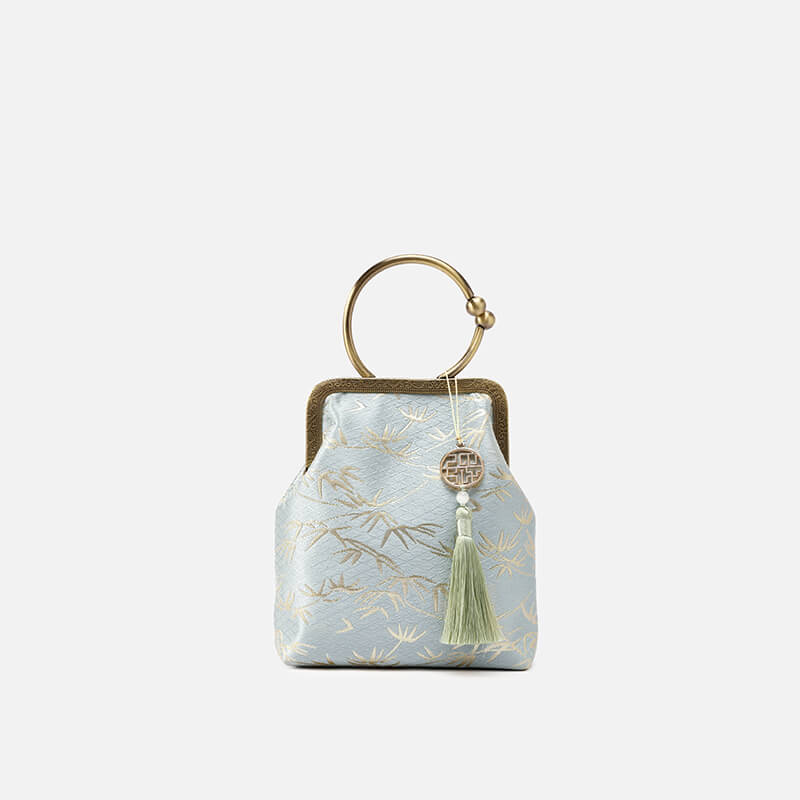 Flow of Grace Silk Crossbody Handbag – Babylon Leather - Babylon LeatherBabylon LeatherTX154-Green