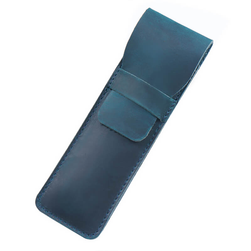 Fountain Pen Sleeve Unisex – Babylon Leather - Babylon LeatherBabylon LeatherAN21-Blue-Small
