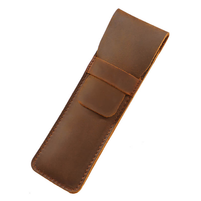 Fountain Pen Sleeve Unisex – Babylon Leather - Babylon LeatherBabylon LeatherAN21-Brown-Small