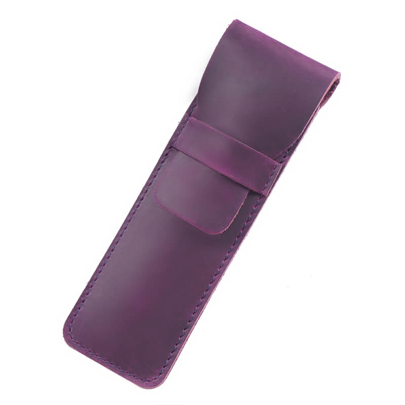 Fountain Pen Sleeve Unisex – Babylon Leather - Babylon LeatherBabylon LeatherAN21-Purple-Small