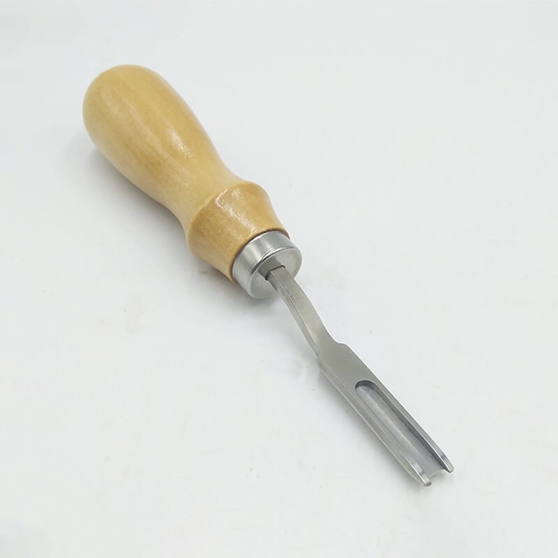 French Wide Edge Beveler Wood Handle Alloy Steel – Babylon Leather - Babylon LeatherBabylon LeatherXH28-Edge Beveler