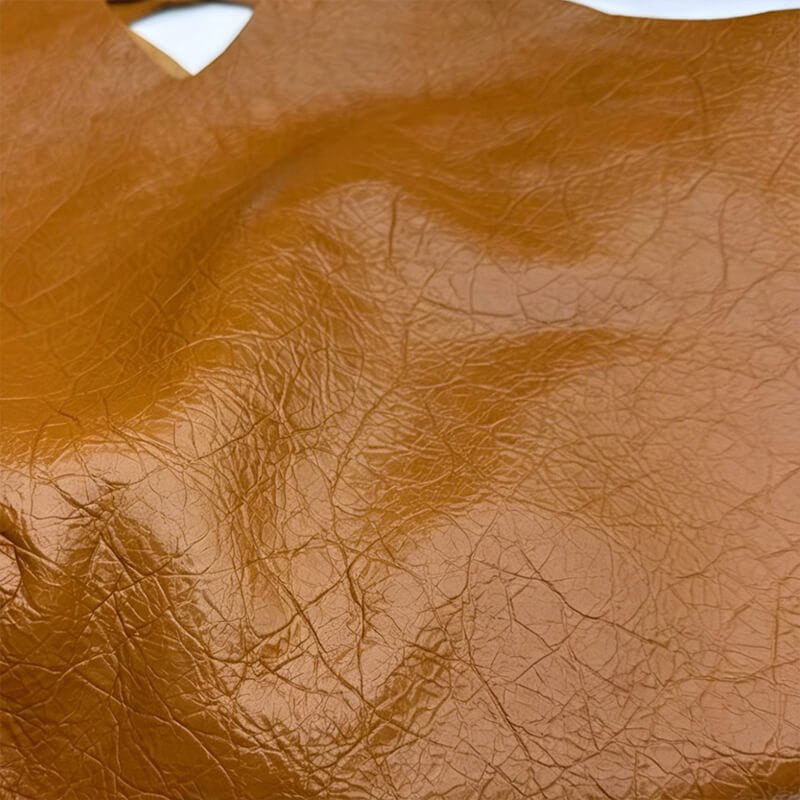 Full Grain Crackle Leather – Babylon Leather - Babylon LeatherBabylon LeatherLT012-Brown-1.4-1.8mm-5 sq. ft.