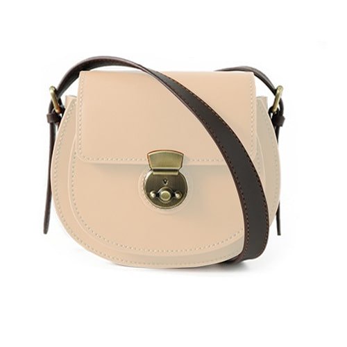 Genuine Leather Colorful Saddle Shoulder Bag DIY Kit – Babylon Leather - Babylon LeatherBabylon LeatherFJ07 - Ivory