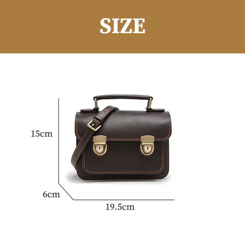 Genuine Leather Double - layer Messenger Bag DIY Kit – Babylon Leather - Babylon LeatherBabylon LeatherFJ05-Coffee