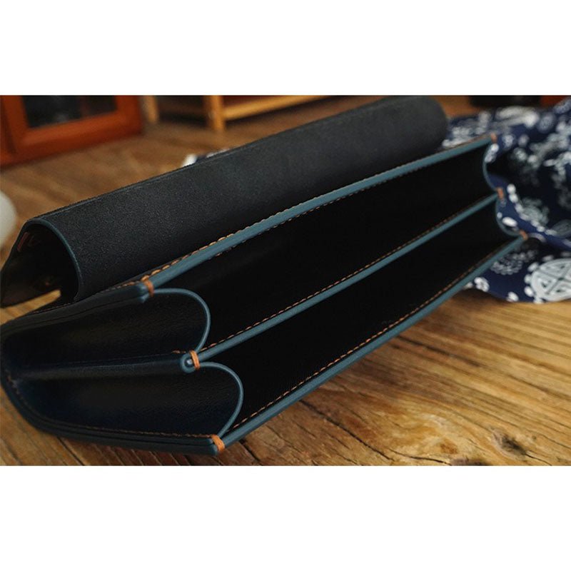Genuine Leather Messenger Bag DIY Kit – Babylon Leather - Babylon LeatherBabylon LeatherFJ06-Green