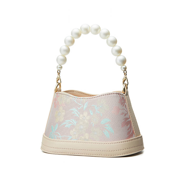 Grace in Hand Leather and Silk Handbag – Babylon Leather - Babylon LeatherBabylon LeatherTX187-Pink