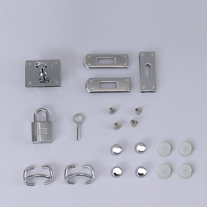 Hardware Kit For Kelly-Style Leather Bag – Babylon Leather - Babylon LeatherBabylon LeatherSY34-HW-Silver-L