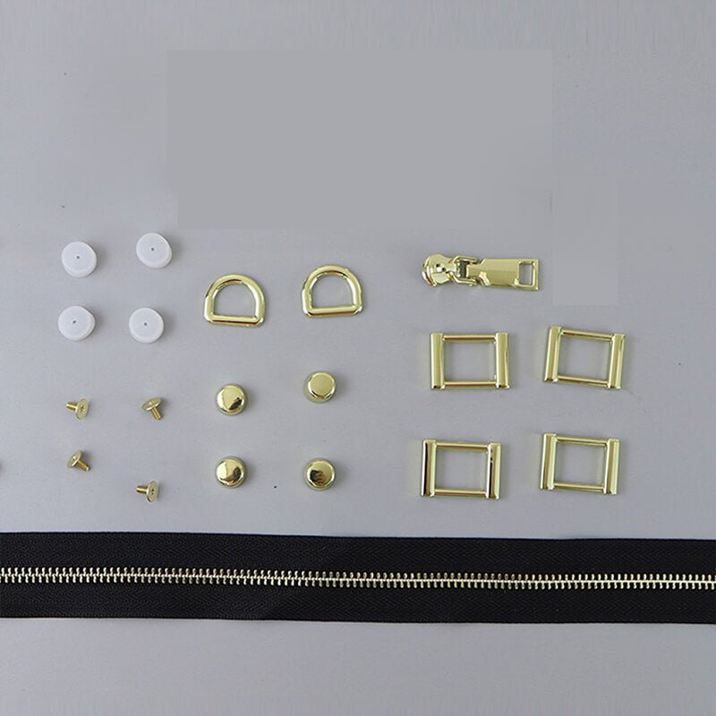 Hardware Kit for Leather Bowling Bag – Babylon Leather - Babylon LeatherBabylon LeatherSY122-HW-Gold-White