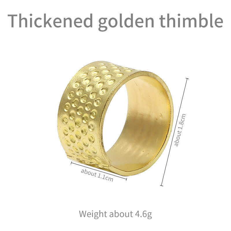 Heavy - Duty Metal Sewing Thimble Finger Protection – Babylon Leather - Babylon LeatherBabylon LeatherPP02-Gold