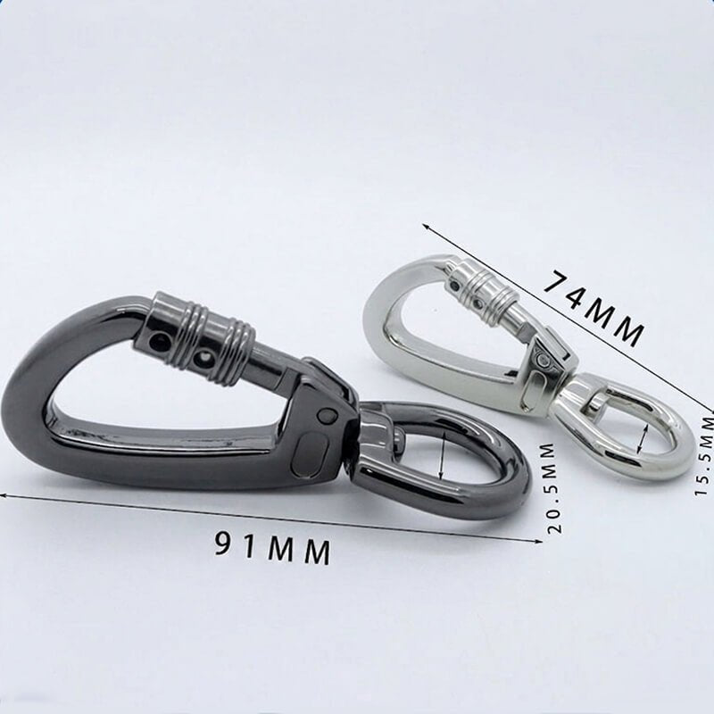 Heavy-Duty Swivel Snap Hook - Babylon Leather - Babylon LeatherBabylon LeatherJY04-Silver-16mm