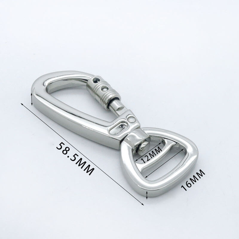 Heavy-Duty Swivel Snap Hook - Babylon Leather - Babylon LeatherBabylon LeatherJY04-Silver-16mm