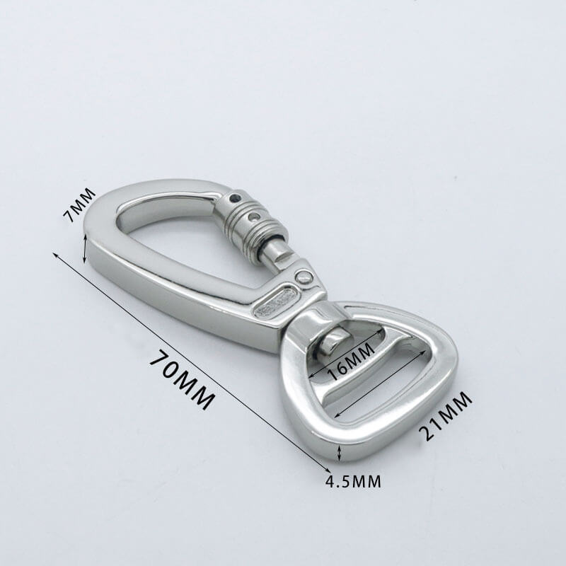 Heavy-Duty Swivel Snap Hook - Babylon Leather - Babylon LeatherBabylon LeatherJY04-Silver-21mm