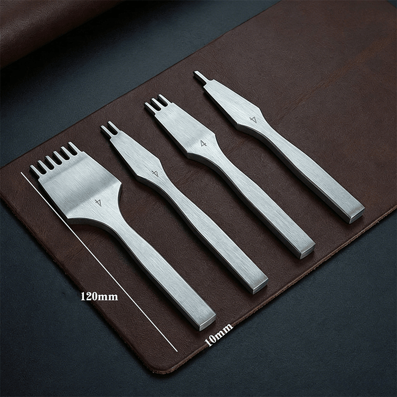 HSS Diamond Pricking Iron Standard & Heavy-Duty for Leather – Babylon Leather - Babylon LeatherBabylon LeatherXH10-3mm-1/2/4/6 Prong (4PCS)-Thickened