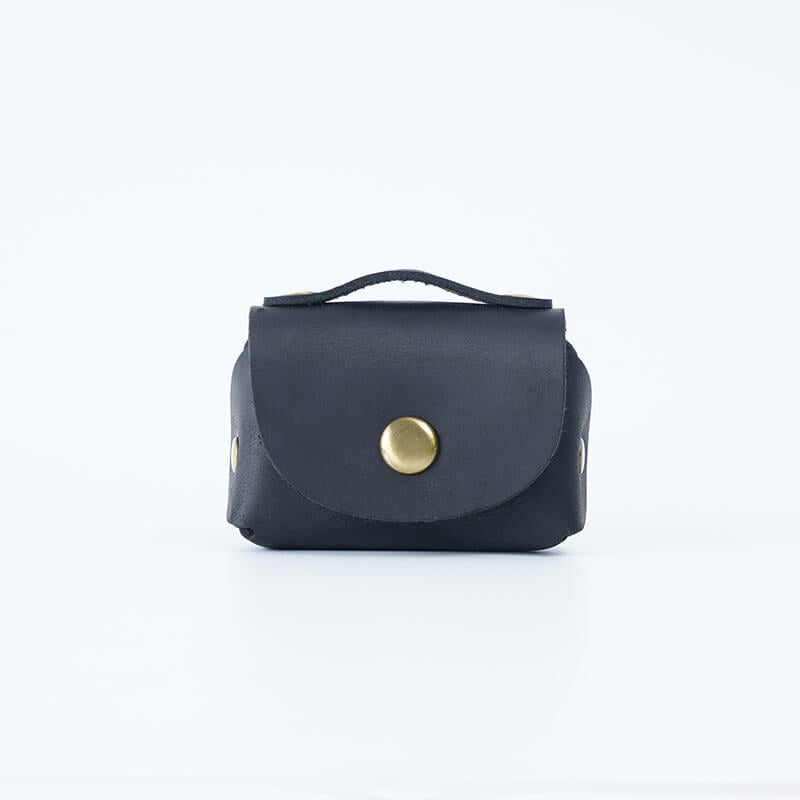 Japanese Coin Pouch Cable Organizer – Babylon Leather - Babylon LeatherBabylon LeatherAN75-Black