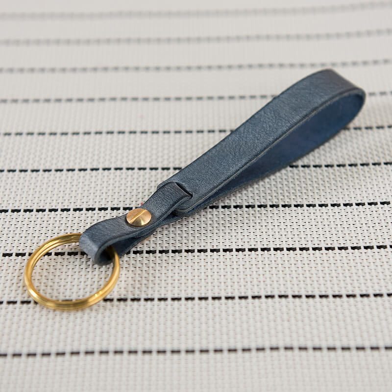 Keychain DIY Kits Fog Wax Leather – Babylon Leather - Babylon LeatherBabylon LeatherLZ31 - Blue