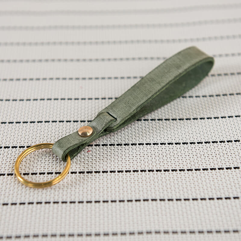 Keychain DIY Kits Fog Wax Leather – Babylon Leather - Babylon LeatherBabylon LeatherLZ31 - Green
