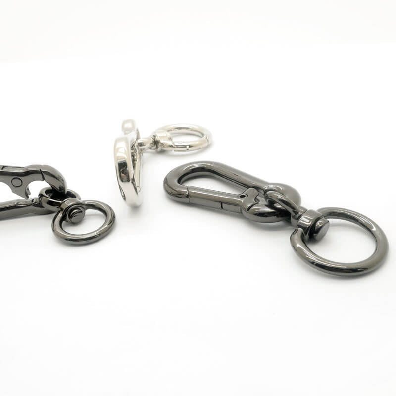 Keychain Swivel Lobster Clasp - Babylon Leather - Babylon LeatherBabylon LeatherJY12-Gold-13mm