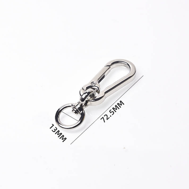 Keychain Swivel Lobster Clasp - Babylon Leather - Babylon LeatherBabylon LeatherJY12-Silver-13mm