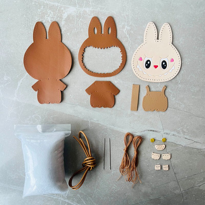 Labubu Leather Charm DIY Kit – Babylon Leather - Babylon LeatherBabylon LeatherSG02-Brown