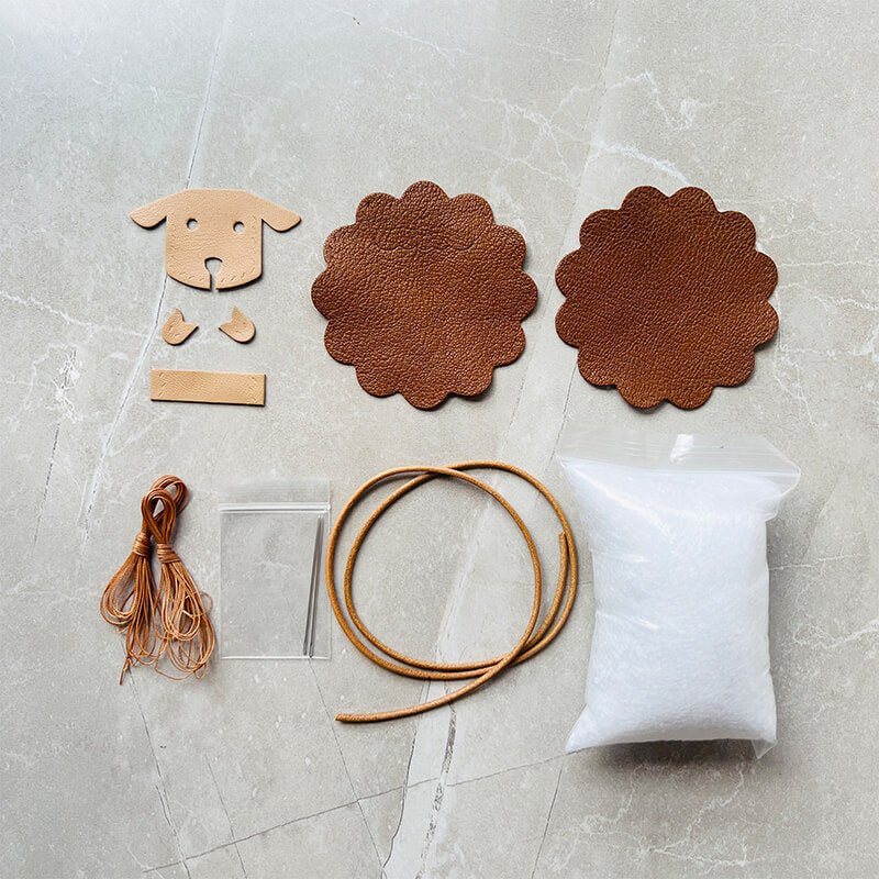 Lamb - Shaped Design Charm DIY Kit – Babylon Leather - Babylon LeatherBabylon LeatherSG11-Brown