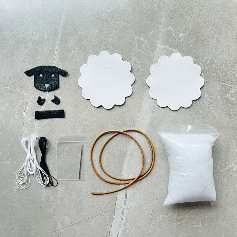 Lamb - Shaped Design Charm DIY Kit – Babylon Leather - Babylon LeatherBabylon LeatherSG11-White