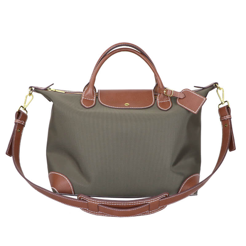 Large Le Pliage Travel Bag DIY Sewing Kit – Babylon Leather - Babylon LeatherBabylon LeatherSY89 - Green - White