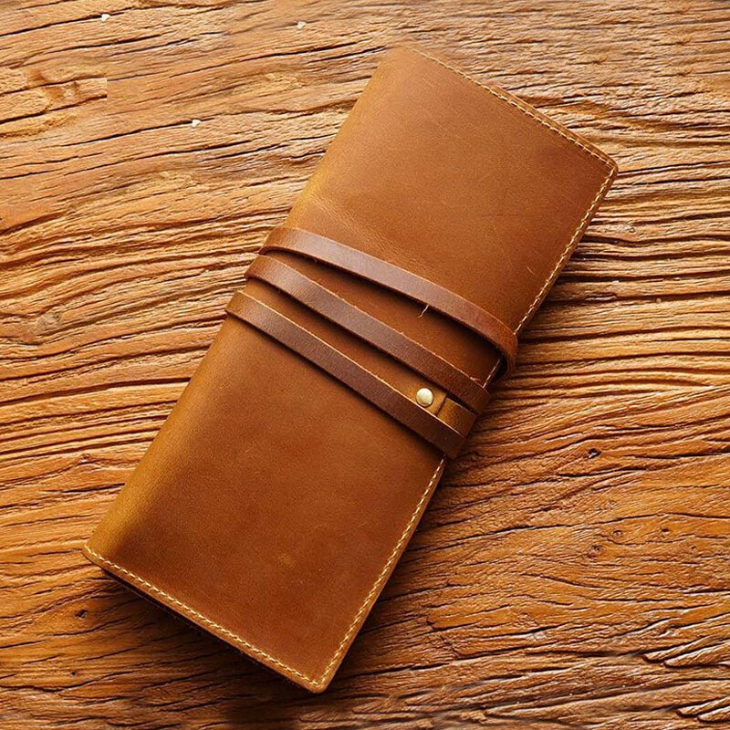 Large Leather Pen Roll Multi-Slot – Babylon Leather - Babylon LeatherBabylon LeatherAN27-Brown