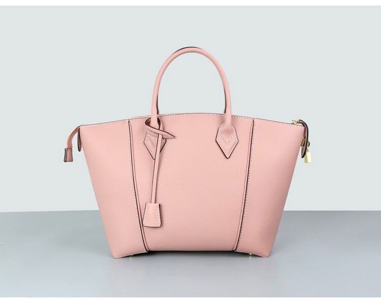 Large Leather Tote Bag DIY Kit for Beginners – Babylon Leather - Babylon LeatherBabylon LeatherSY32 - Matching Color - Lychee Pattern Leather - Pink