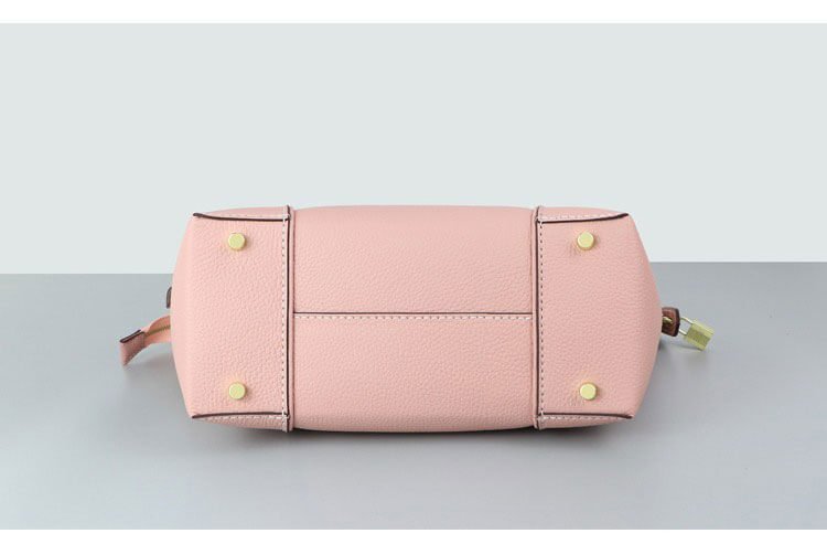 Large Leather Tote Bag DIY Kit for Beginners – Babylon Leather - Babylon LeatherBabylon LeatherSY32 - Matching Color - Lychee Pattern Leather - Pink